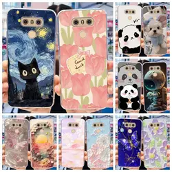 Lovely Painted Case For LG G6 G6+ H870 LS993 VS988 LGM-G600L Soft Silicone TPU Back Cover For LG G6 Plus G6plus Phone Cases