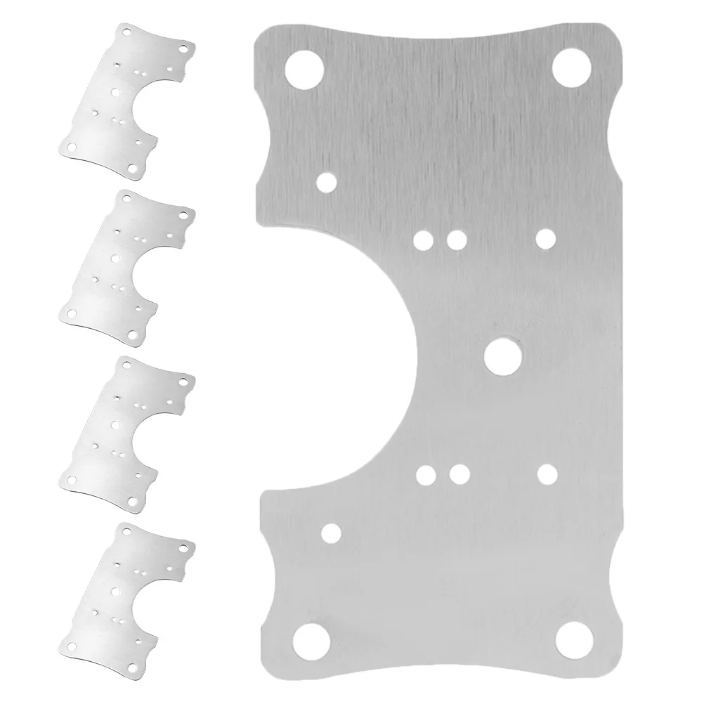 

5 шт. пластины для петель дверей шкафов, легко устанавливаемые, для ремонта кухонных шкафов, с механизмом плавного закрывания