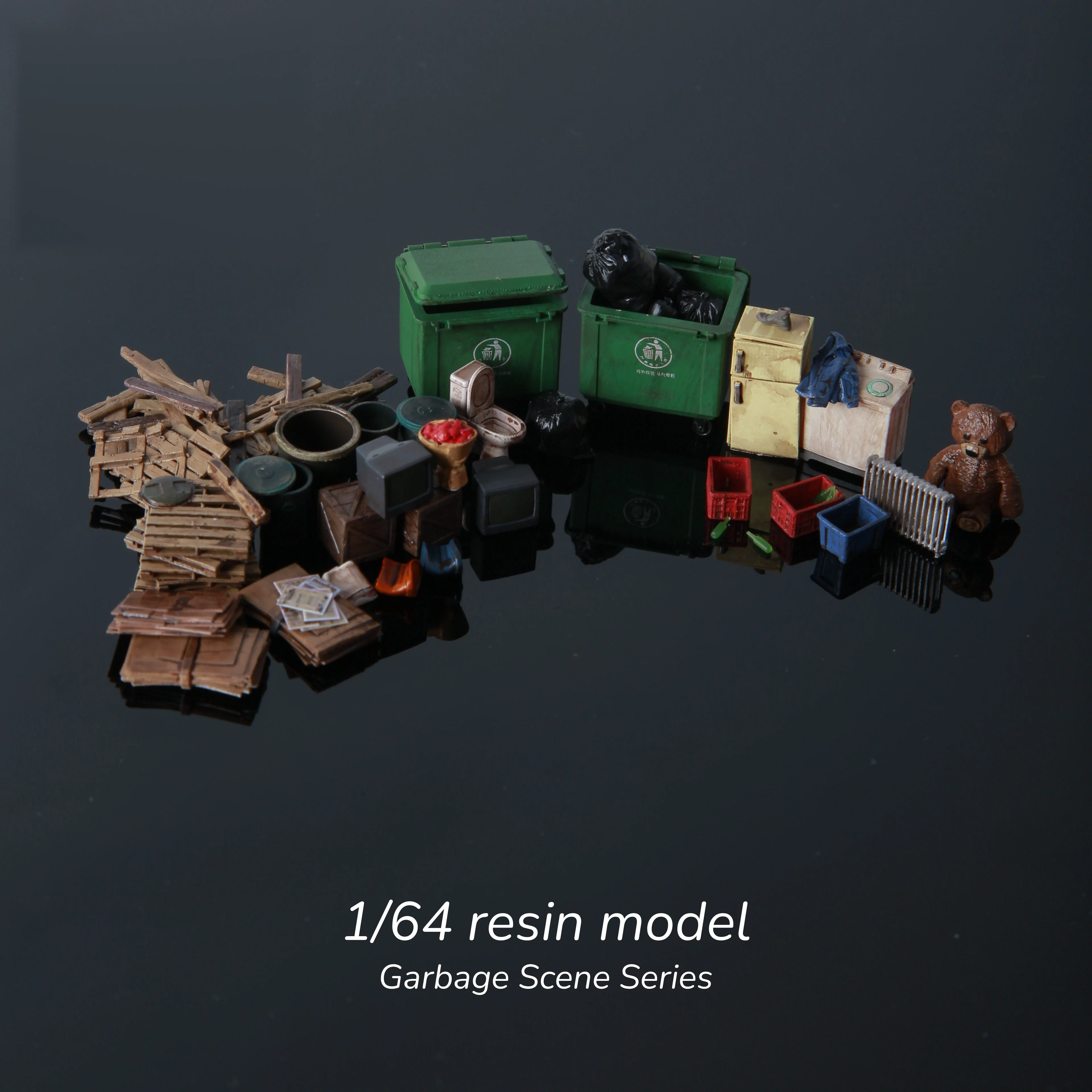 AFA 1: 64 Street View Versatile Model Props Miniature Miniatures Figures Diorama Creative Photography