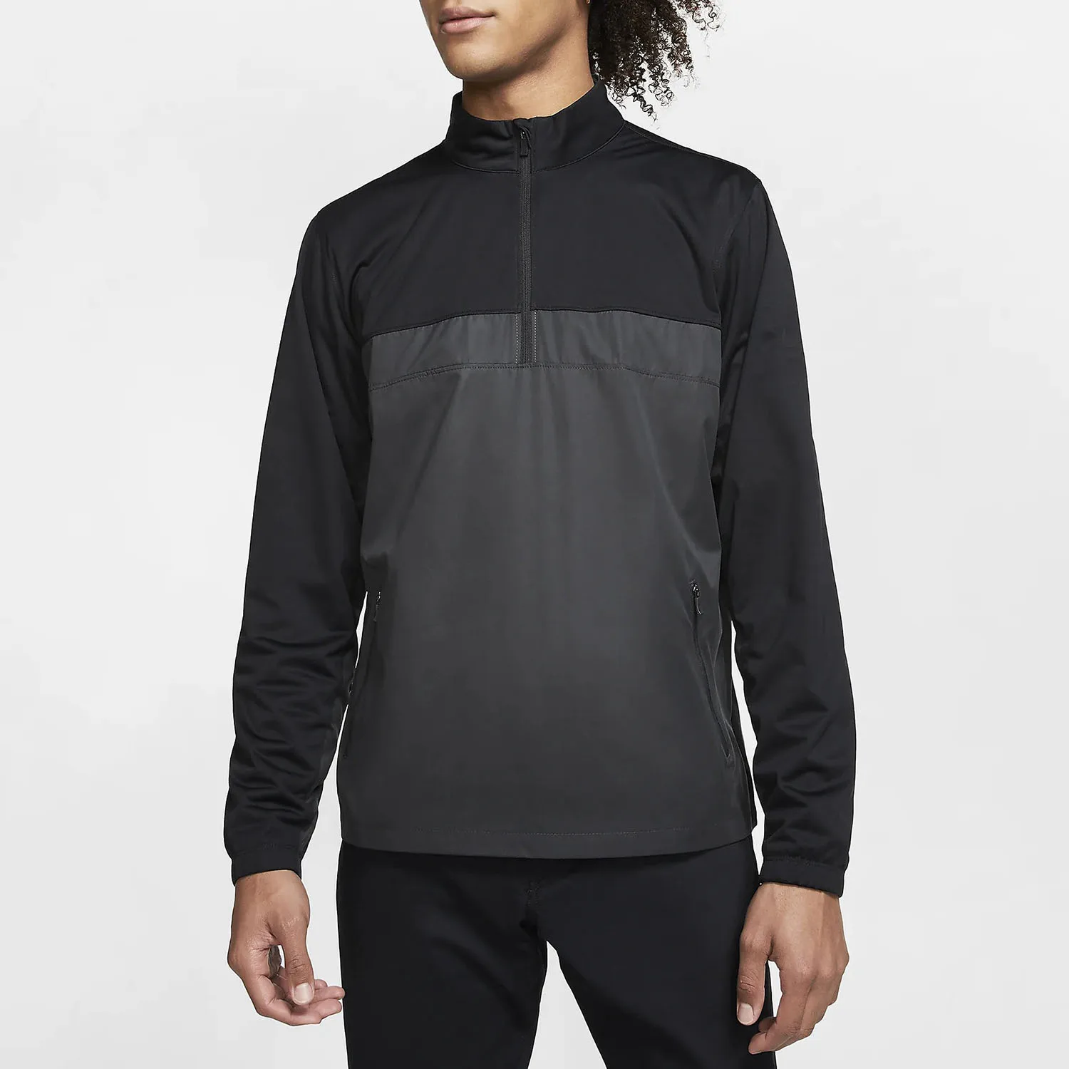 

Nike genuine Men's Semi-Zip Fashion Golf Sport Hooded Jacket BV0388-010