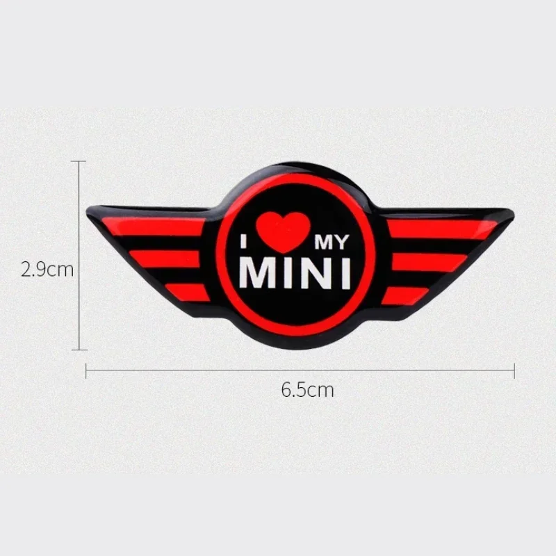 1pc Car Steering Wheel Sticker Emblem Logo for Mini Cooper John Cooper Works R50 R52 R53 R55 R56 F54 F55 F56 F60 Auto Decoration