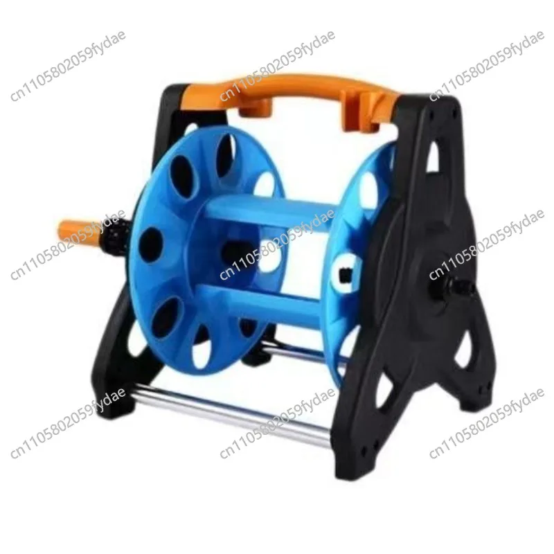 

Portable Garden Water Hose Reel Cart Storage Rack Holder Winding Waterpipe Bracket Shaking Tools For Garden Hose