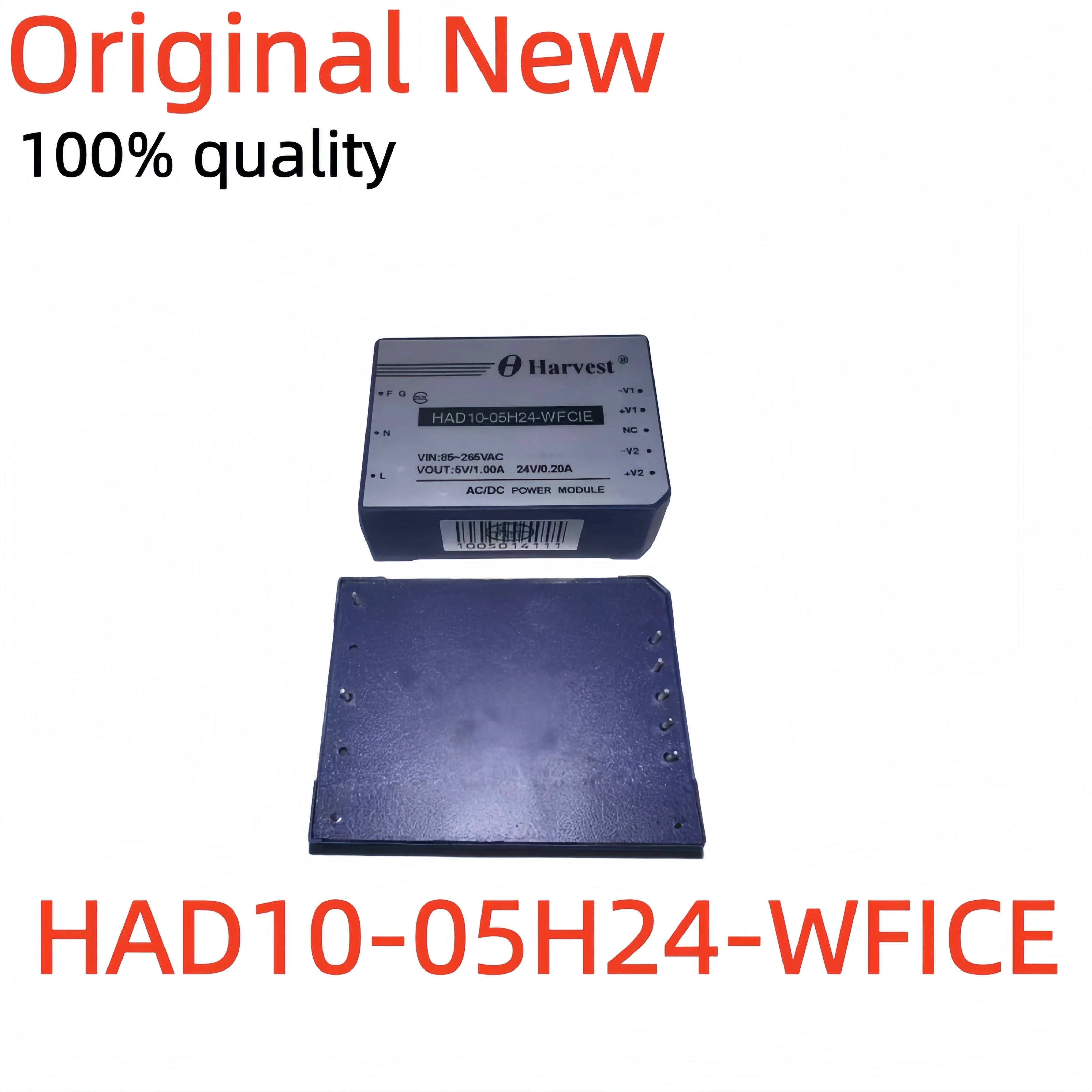 100% New SSPM HAD10-05H24-WFICE 85-265VAC  5V/1A 24V/0.2A  Solid-State Power Module