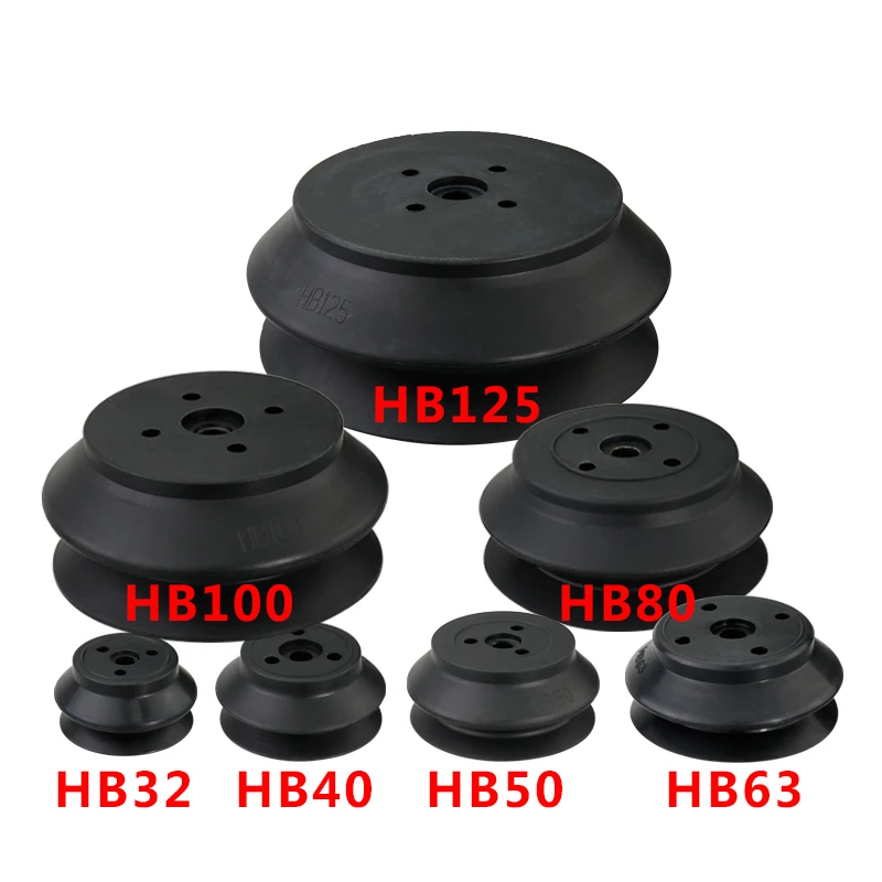 SMC Heavy Duty Vacuum Suction Cup HB40 50 63 80 100 125 Manipulator Industry Powerful Pneumatic