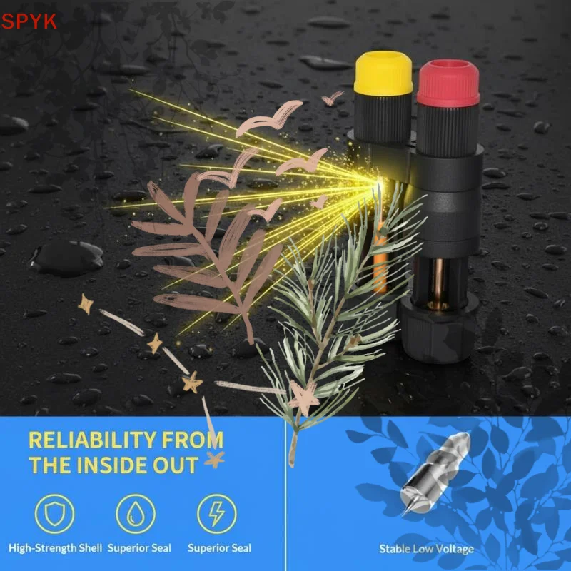 Waterproof Connector Twisted Low-voltage Wire DC12/24V Landscape Lighting Easy: Puncture Branch