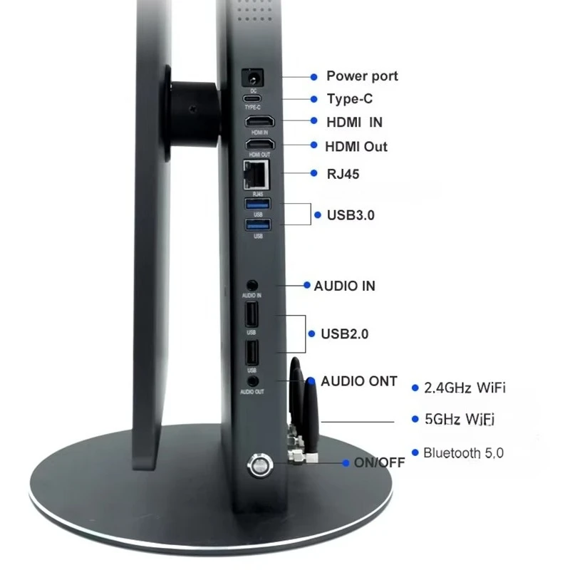 New 15.6-inch 2K Video Broadcast All-in-One Live Streamer for Facebook TikTok YouTube