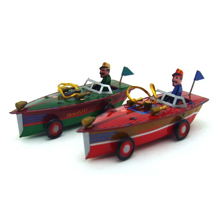 

MF421 Подвеска для скоростного катера Трансграничный рождественский кулон, персонализированный кулон с ностальгической тематикой, жестяная игрушка для лодки