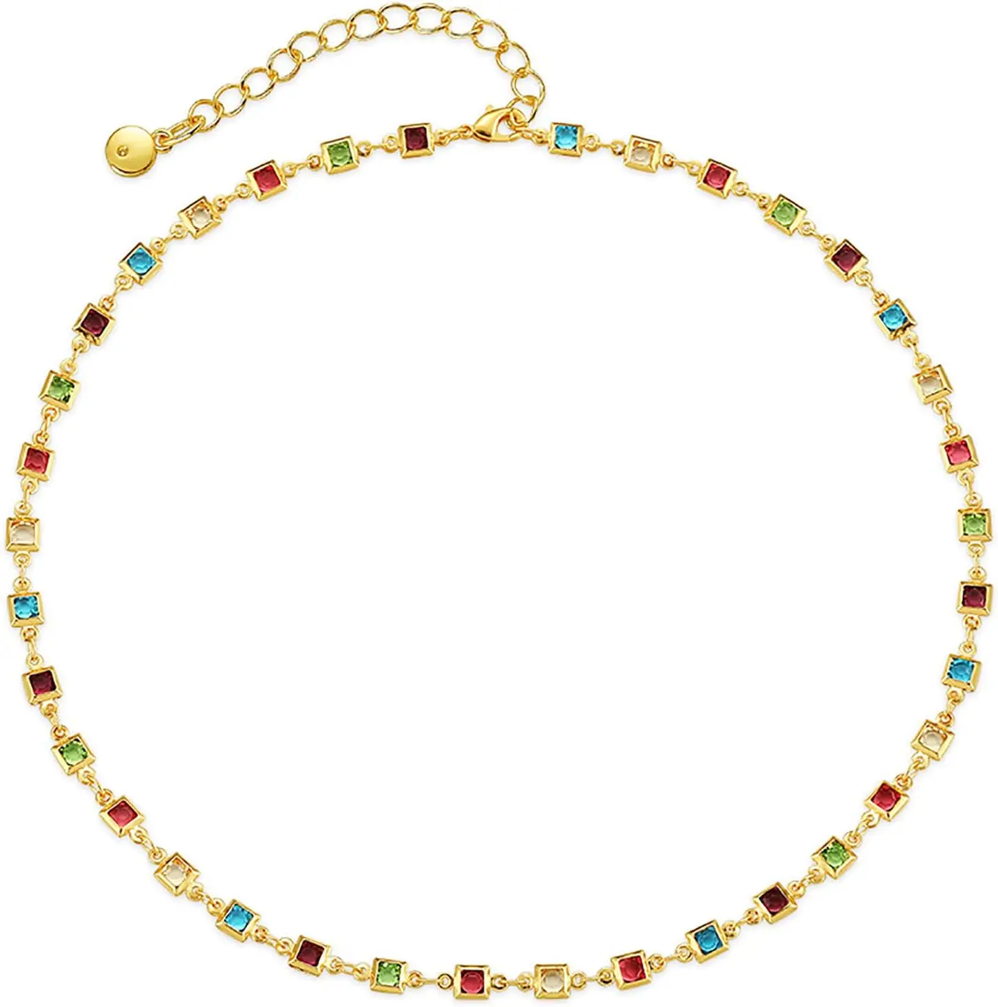 

Изящные золотые колье-чокеры для женщин с бусинами, покрытые 18-каратным золотом