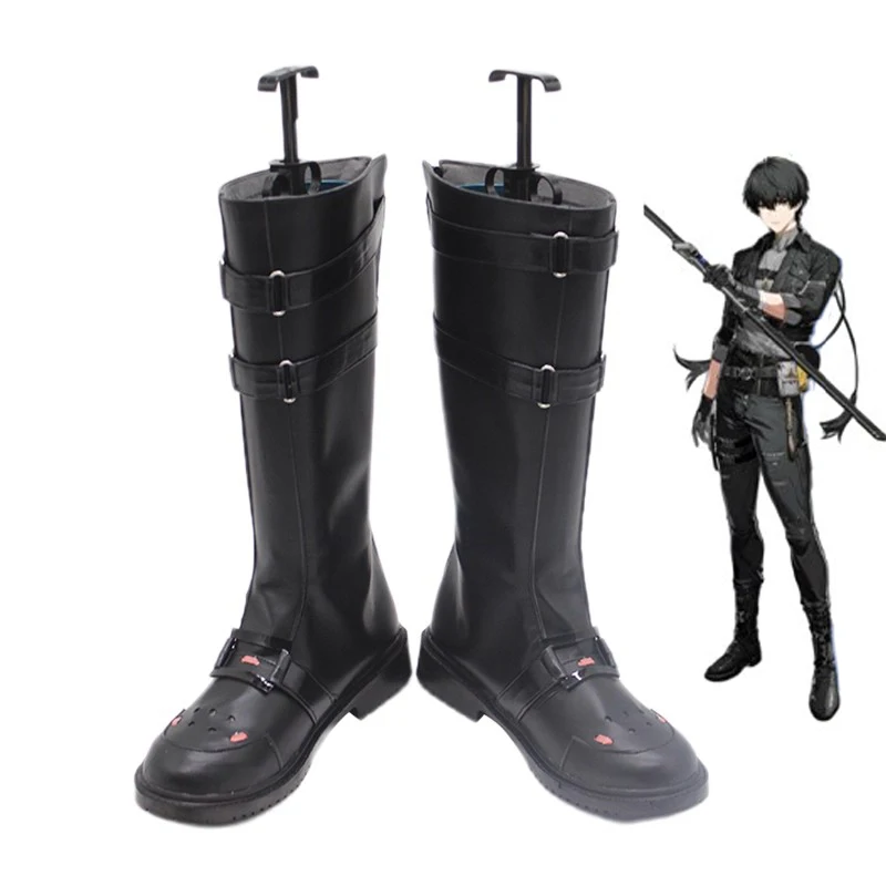 

Игра Wuthering Waves Косплей Ровер Косплей Обувь Пу Черные Сапоги Женщины Мужчины Хэллоуин Вечеринка Игра Ролевой Костюм Реквизит