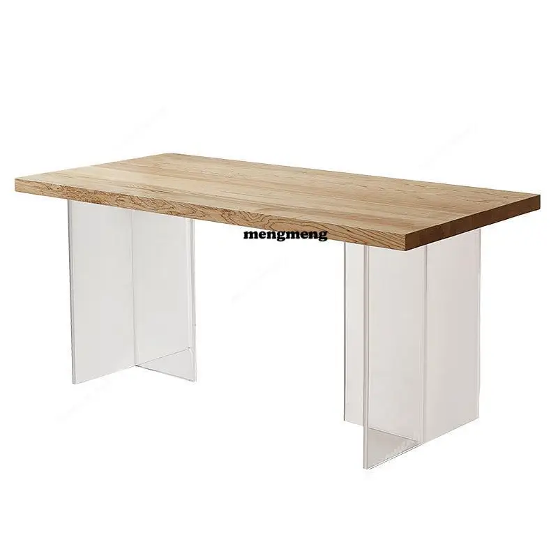 Nordic Restaurant Dining Table Interior Apartment Modern Simple Dining Table Acrylic Dinning Room Furniture Esszimmer Tisch