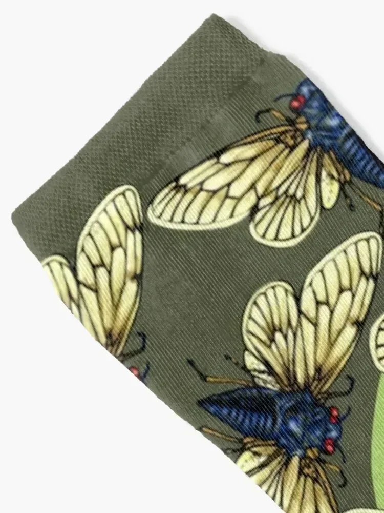 cicada Socks soccer anti-slip hiking cool basketball Socks Men Women's