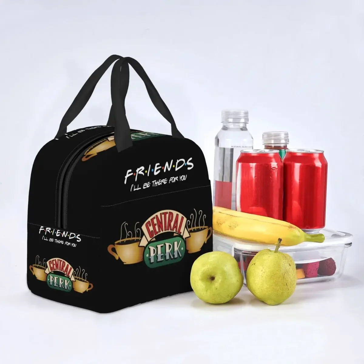 Central Perk Friends Insulated Lunch Bag for Women Leakproof TV Show Thermal Cooler Lunch Tote Office Picnic Travel