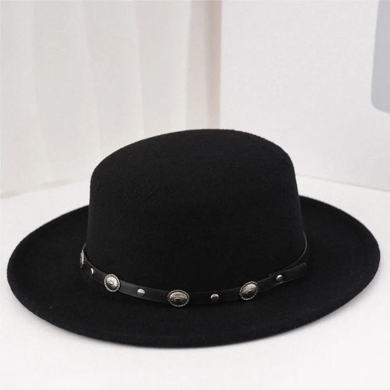 

Hand-woven hat straps and accessories ethnic-style top hats felt light luxury style