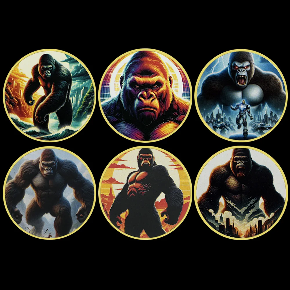 Rare animali mitologici sfida monete medaglie Commemorative placcate oro o argento i fan raccolgono regali