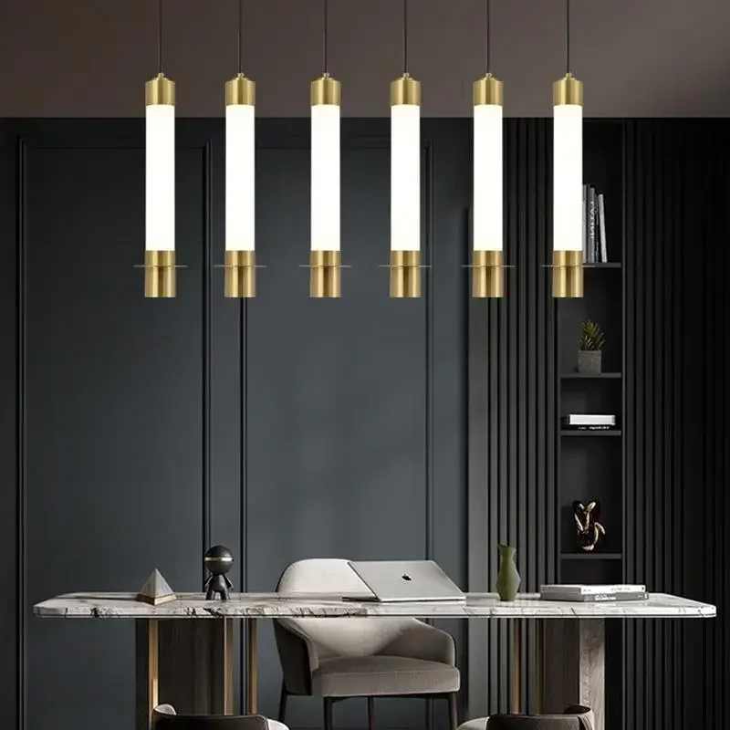Nordic bedroom bedside chandelier, modern minimalist personality creative light luxury