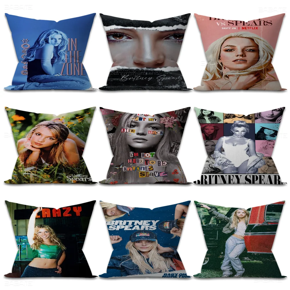 Singer Britney Spears 45*45cm Cushion Cover Pillow Cover Decor Pillowcase Home Pillowcase For Couch Pillow