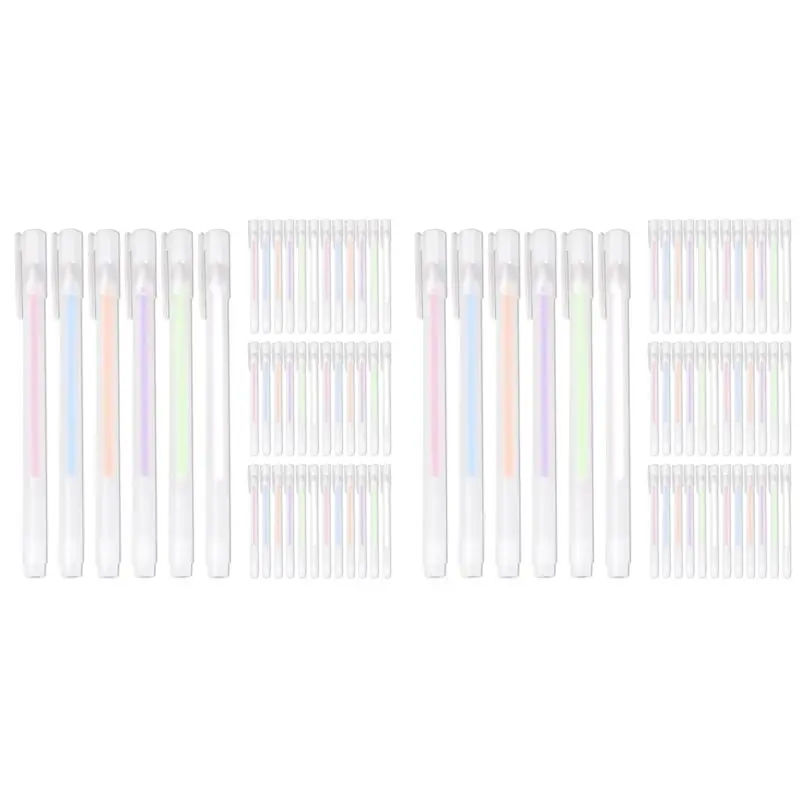 ●96 Quick Drying Color Spot Glue Pen Bulk, Quick Dry Roller Glue Pens Easy Control Precision Glue Pens Ballpoint Glue Pen