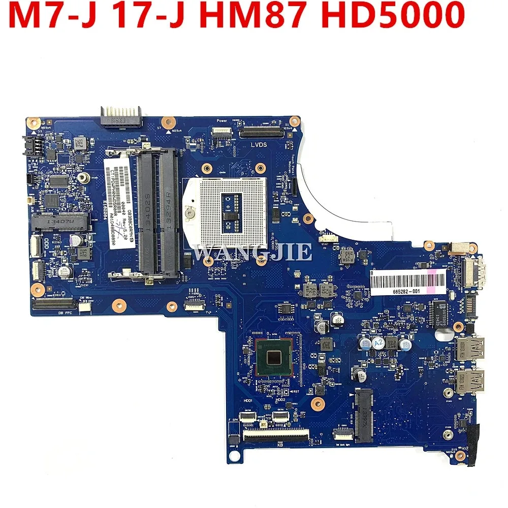 

6050A2549501 For HP Envy M7-J 17-J Laptop Motherboard 720265-501 720265-501-001 HM87 DDR3 GMA HD5000 100% Fully Tested