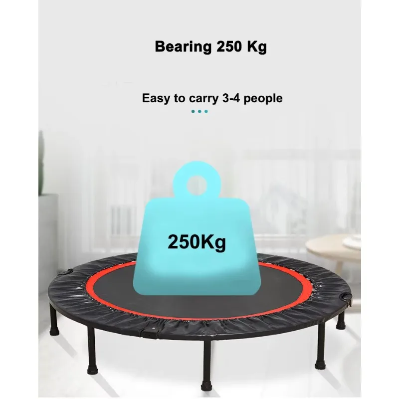 

Mini Trampoline Bungee Rebounder Indoor Trampoline For Adults