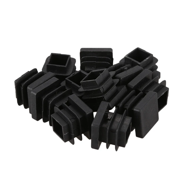 72 tappi quadrati in plastica da 15 mm x 15 mm, inserti per tubi, chiusura finale