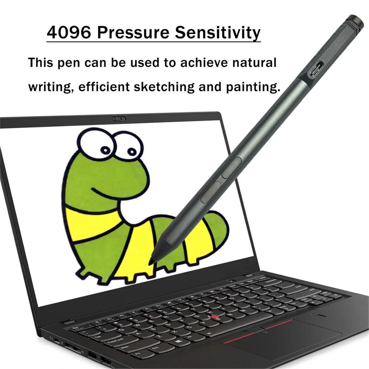 Stylus Pen Replacement for MIIX 520 YOGA 730 14C 15 C740 X1 920 7 6 720 with Bluetooth 4096 Pressure Sensitivity