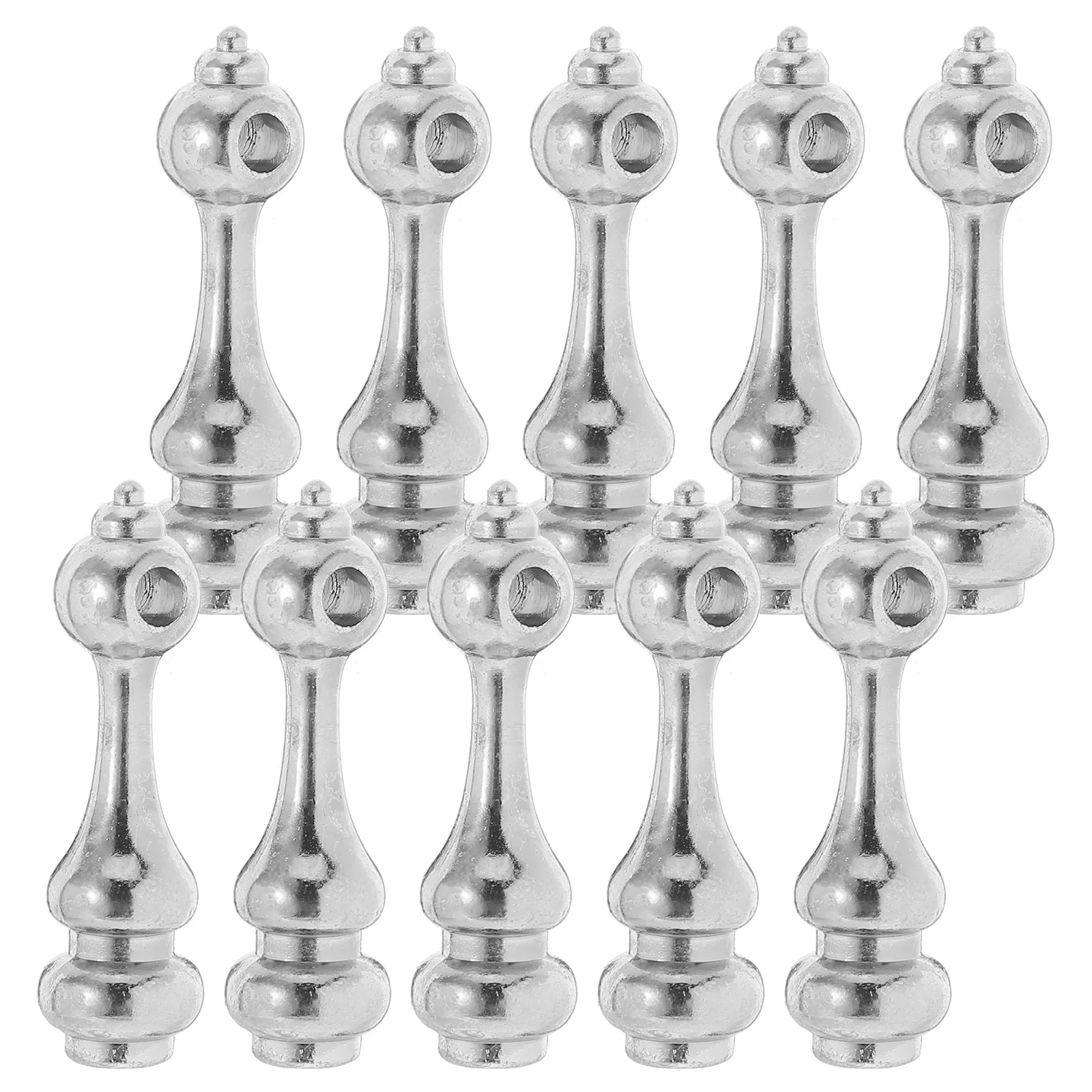 

10 Pcs Fence Accessories Bracket Connectors Cart Hardware Furniture Rail Decorative Spindles