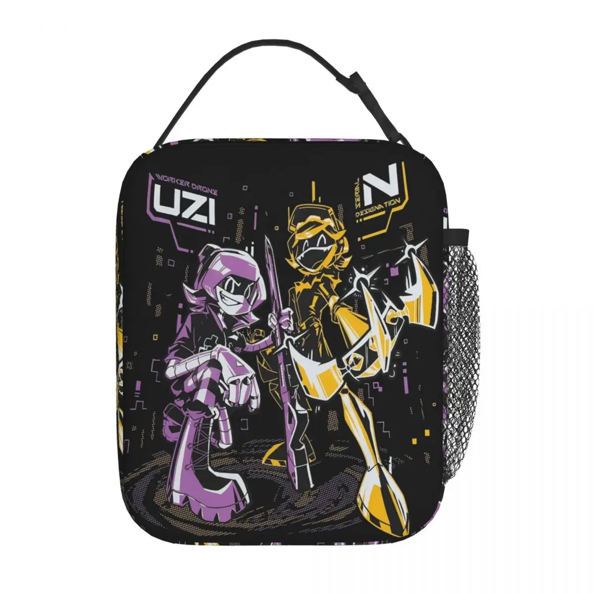 

Murder Drones UZI And N Merch Insulated Lunch Bag For Work Storage Food Boxes Portable Thermal Cooler Lunch Boxes