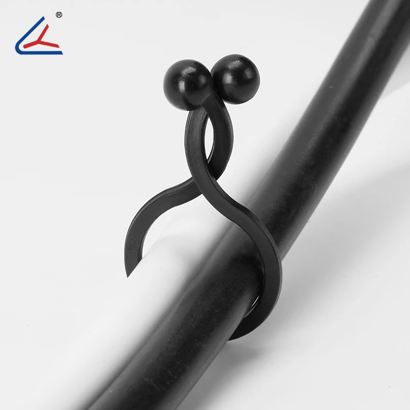 

50/100 Pcs Plant Vine Strapping Clips Ring, Cable Fixing Buckles, Tomato Grape Support Hooks, Upright Growing Holders