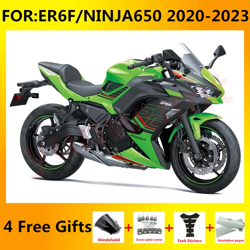 

Motorcycle whole Fairings kit fit for ER6F EX650 Ninja 650 ninja650 2020 2021 2022 2023 Bodywork full fairing kits green black