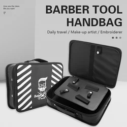 Borsa portaoggetti per strumenti da barbiere Forbici per taglio di capelli Valise Organizzatore multifunzione Clipper Pettini Custodia di grande capacità Strumenti per lo styling