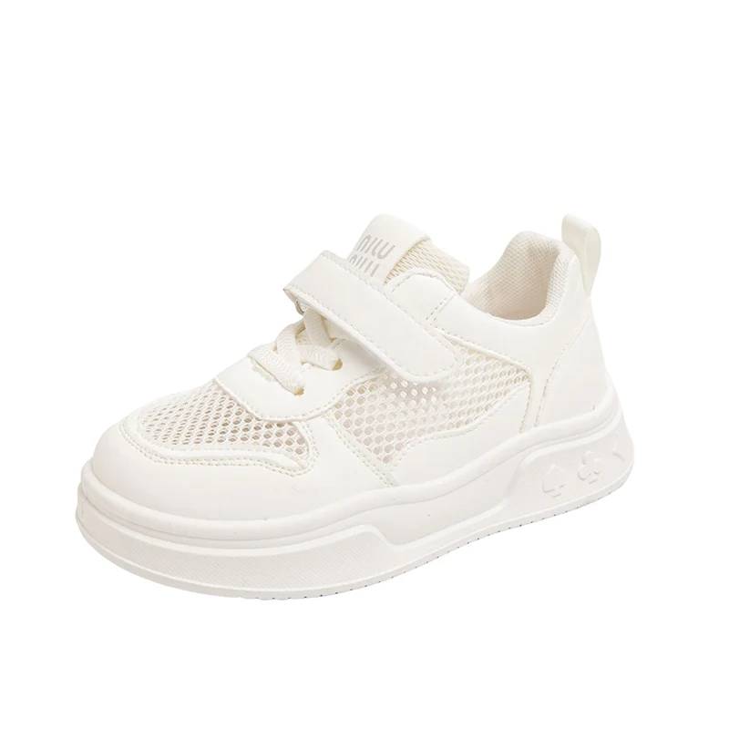 

School kids sport shoes firm heel support, shock absorption, breathable casual sneakers for PE class and daily school use