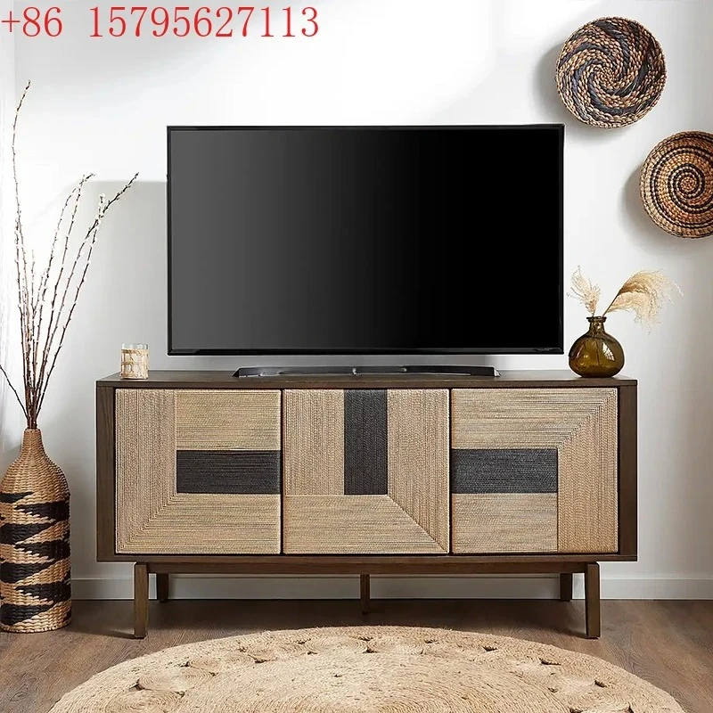 Nordic wabi sabi antique style storage cabinet B & B home showcase