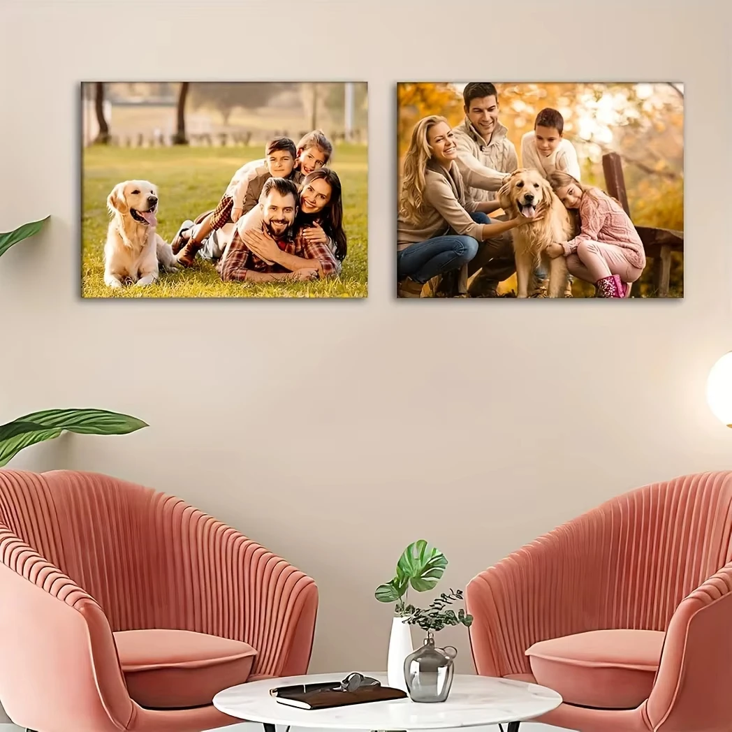 طباعة الملصقات المخصصة الخاصة بك، والمطبوعات القماشية المخصصة للصور العائلية، وحفلات الزفاف، وملصقات أفلام الذكرى السنوية، وGIF لأعياد الميلاد