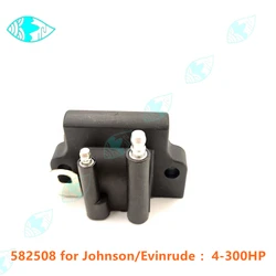 For Johnson Evinrude Boat Accessories 582508 18-5179 183-2508 Outboard Engine 4HP-300HP Ignition Coil Assy