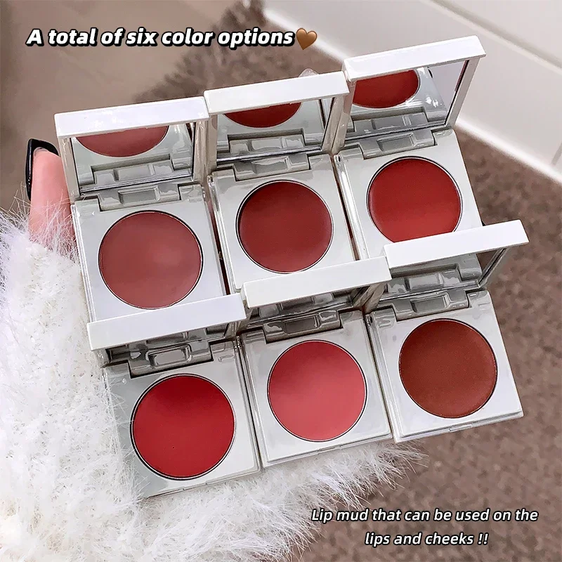 متعددة الأغراض ماكياج الوجه أحمر الخدود كريم مثير أحمر ماتي ترطيب أحمر الشفاه ملمع الشفاه الخد كونتور الظل الخوخ الوردي لوحة أحمر الخدود #4