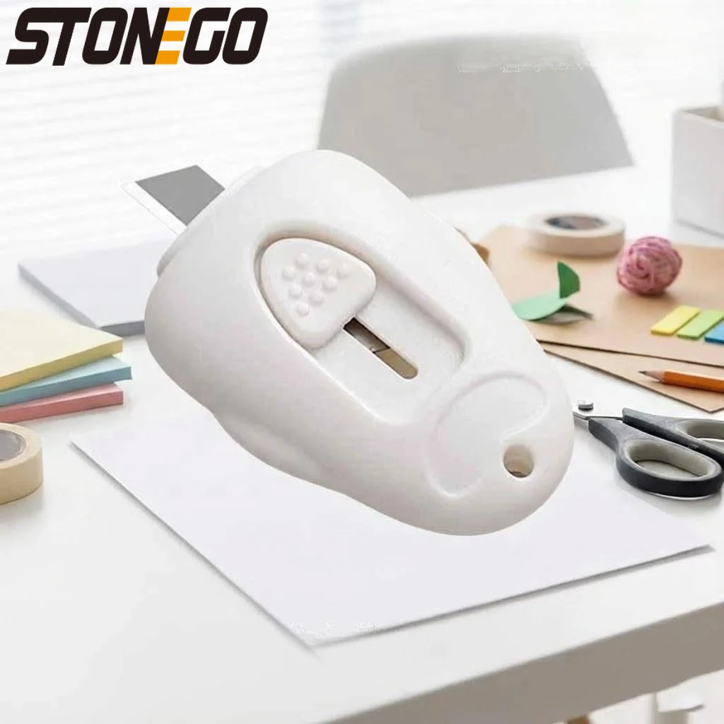 

Портативный милый резак для бумаги, выдвижной мини-нож, резак для конвертов и коробок, канцелярский инструмент для резки