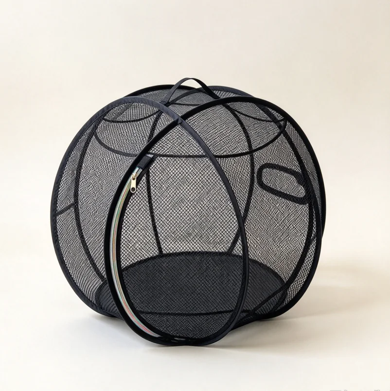 360 ° Parque de juegos plegable y redondo para gatos, con estructura de malla, de fácil montaje, transpirable, para uso en exteriores, tienda portátil para mascotas, ideal para acampar, parques y viajes.