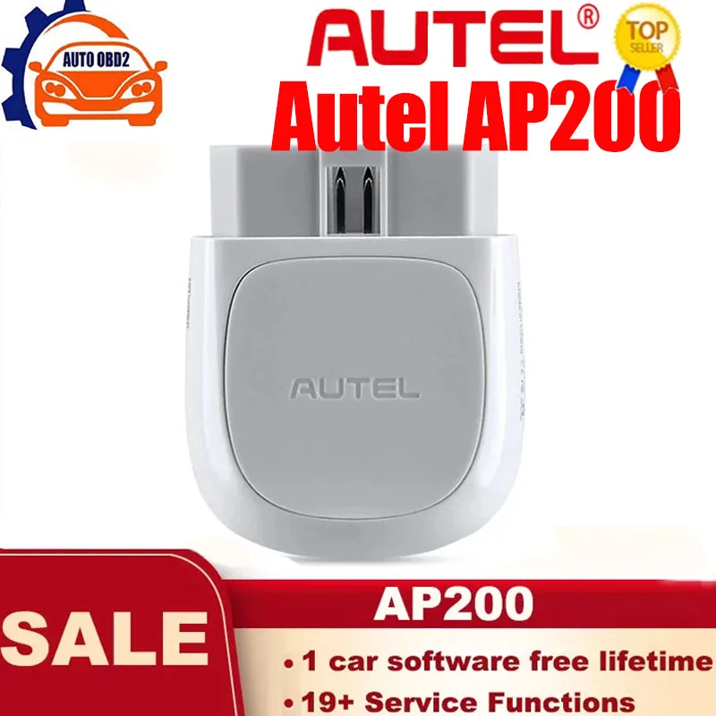 

Autel AP200 MaxiAP AP200 Full Systems Diagnostic Tool Check Engine Light Code Reader for Family DIYers