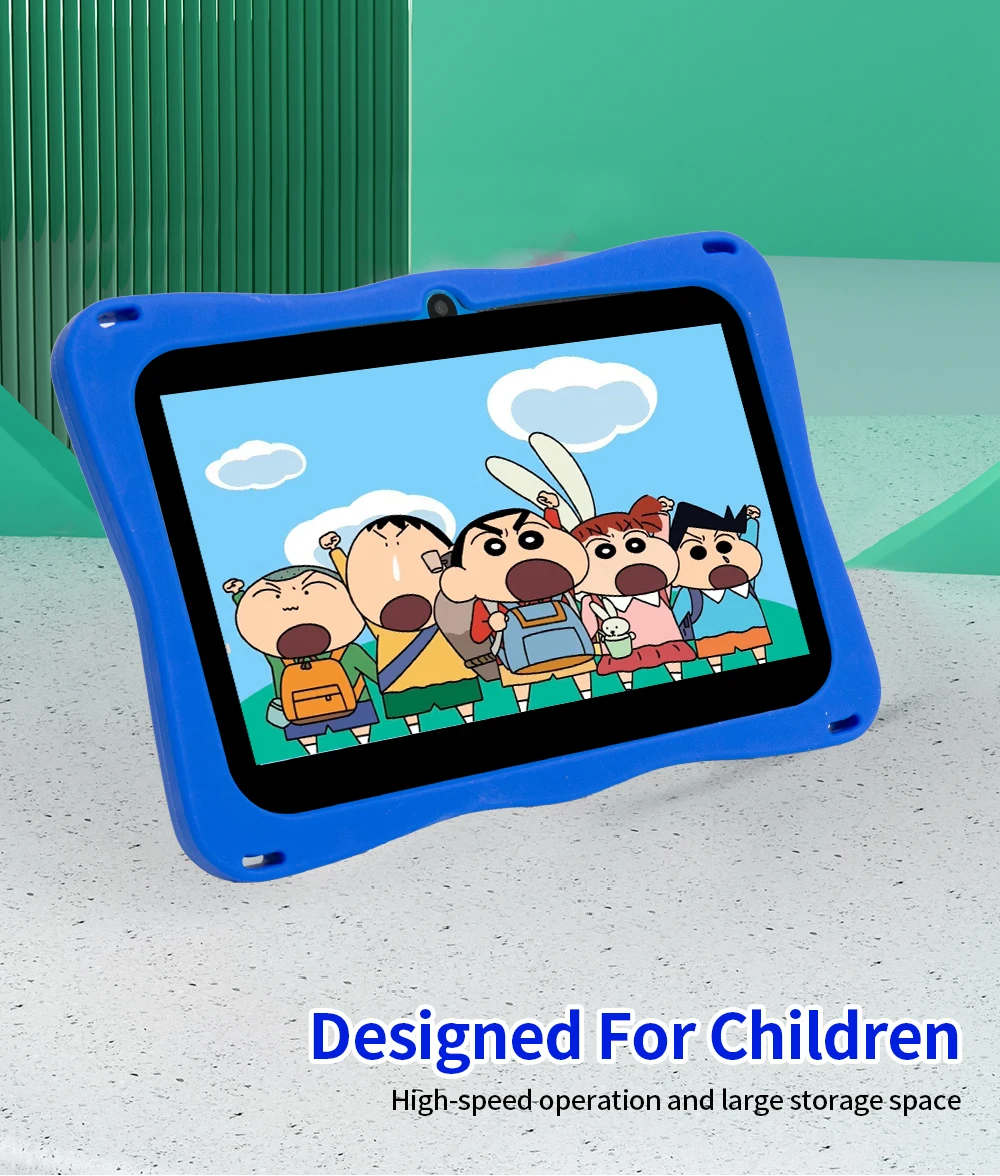 Neues Kinder-Tablet 7 Zoll Quad-Core Android 4GB/64GB Google Play WLAN Bluetooth Günstiges und Einfaches Lieblingsgeschenk der Kinder Tablet-PC – Detail 9