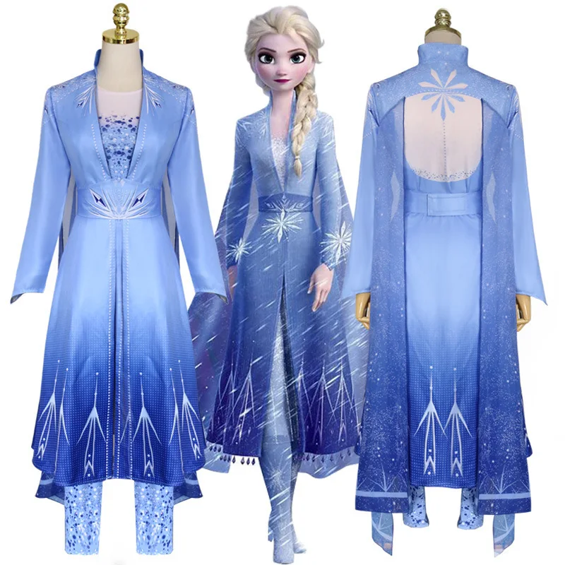 

2025 New Style Frozen Elsa Princess Dress For Children's Day Performance Cosplay Costume Stage Dress