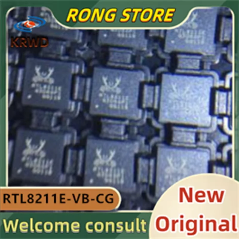 (10PCS)  RTL8211E   New and Original Chip IC RTL8211E-VB-CG RTL8211E-VB QFN-48