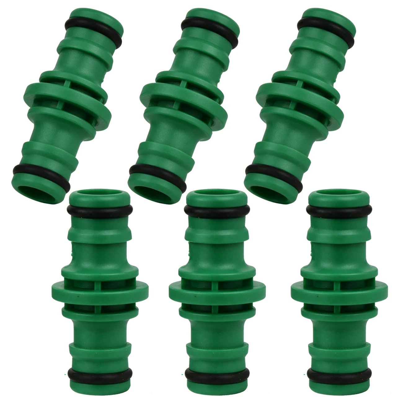KESLA 6pcs Garden 16mm Quick Hose Connector Hose 1/2'' Coupling Joint Adapter Extension Set Repair Hose Pipe Tube Replacement