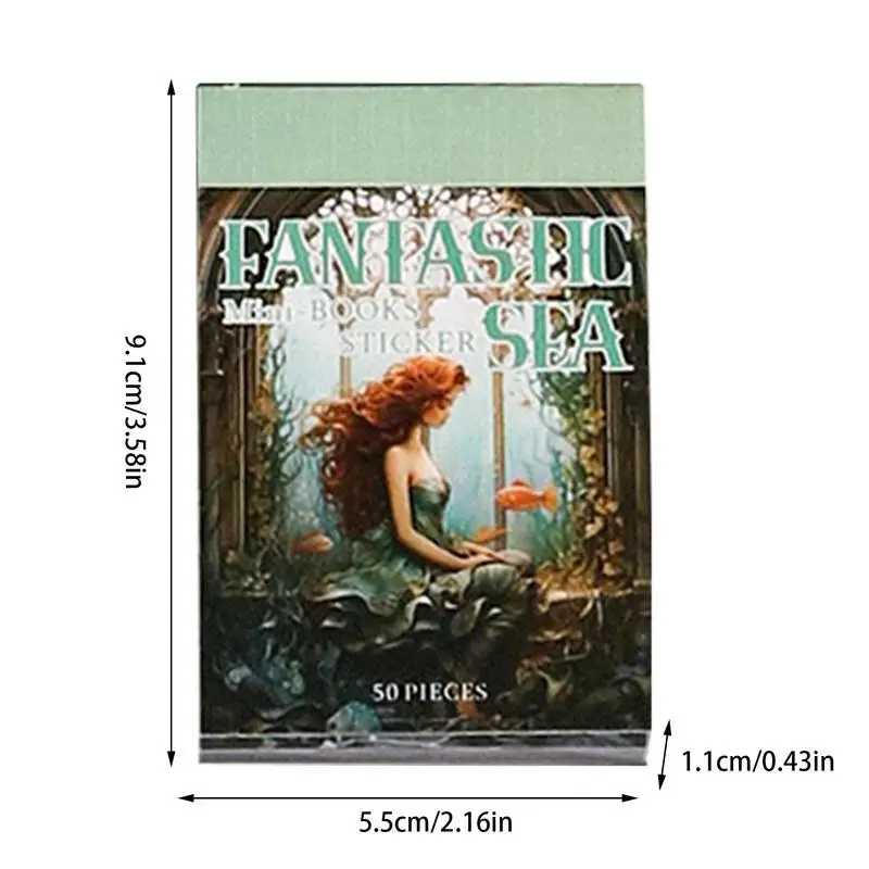 Creative Sticker Book Multipurpose Creative Journal Stickers Colorful Sticker Book Exquisite Scrapbook Stickers For Journaling