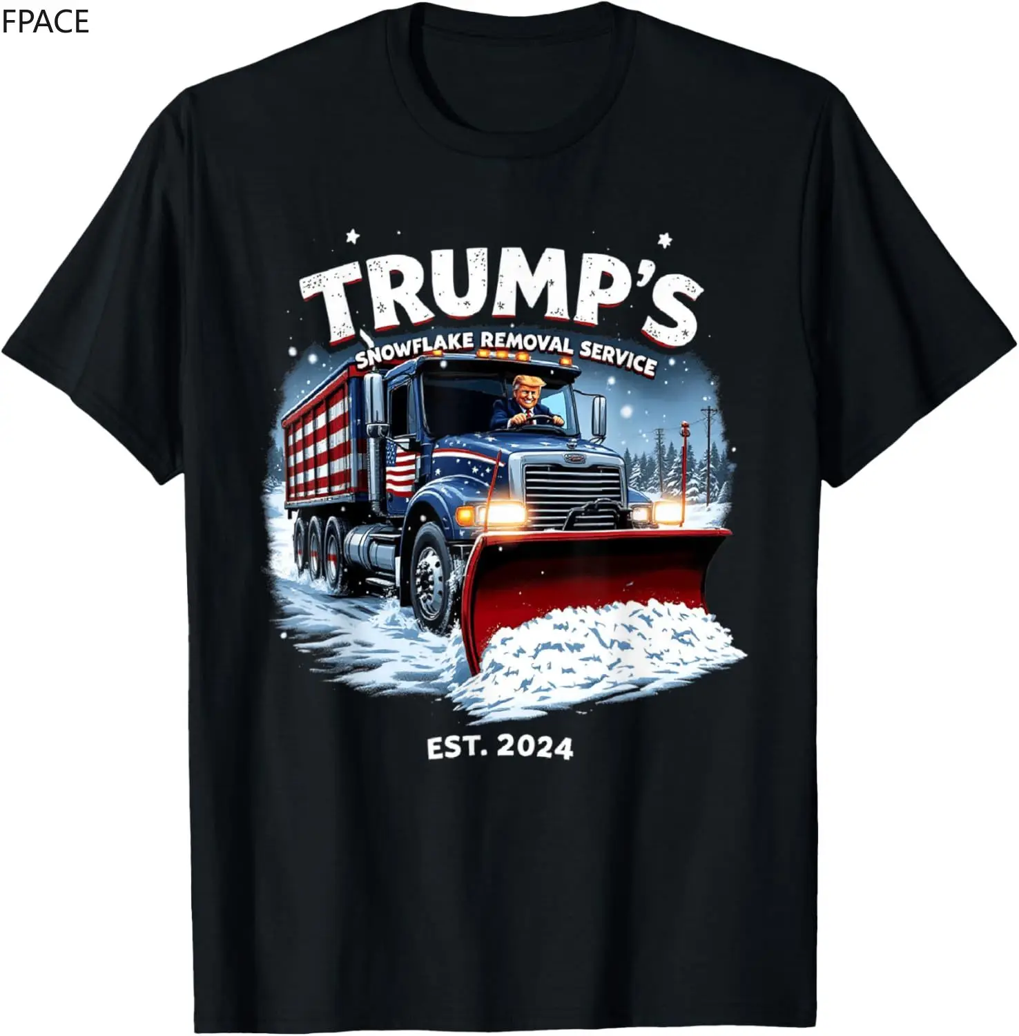 

Trump T-Shirt - Black, Small - Unisex-Adults Anime Clothes Streetwear Mens T Shirts Graphic Camisas Oversized T Shirt