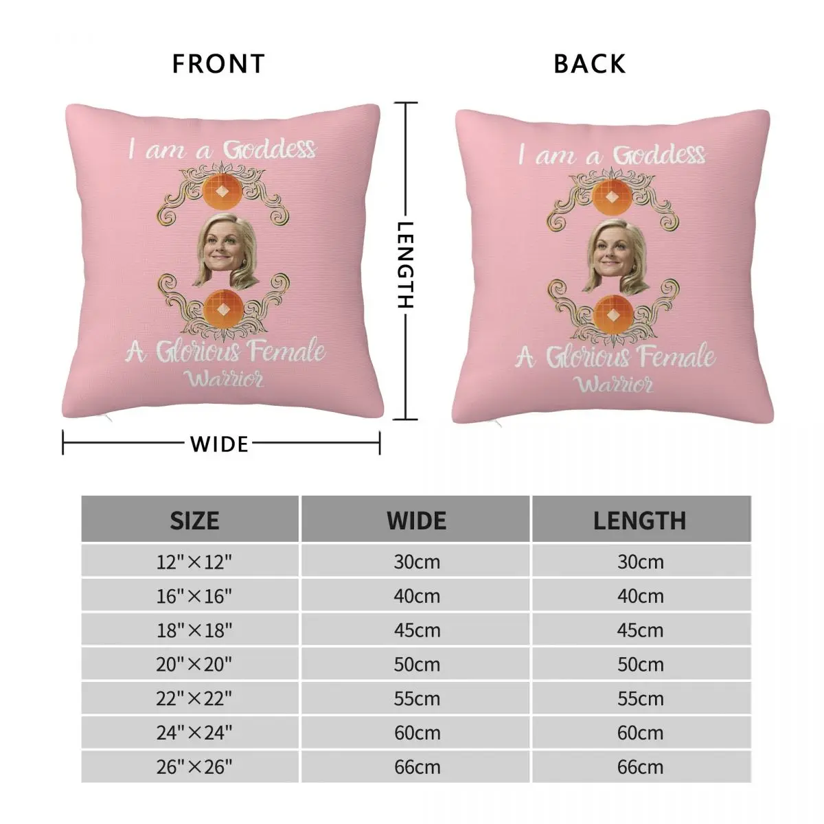 Parks And Recreation Leslie Knope Square Pillowcase Polyester Linen Velvet Creative Zip Decor Pillow Case Car Cushion Case