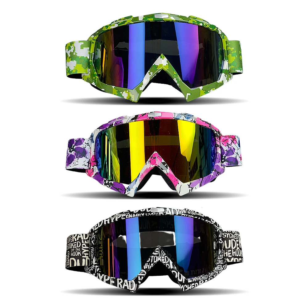 Motorcycle Goggles Creative Riding Glasses Skiing goggles ATV MTB Sports Windproof off-road Sunglasses