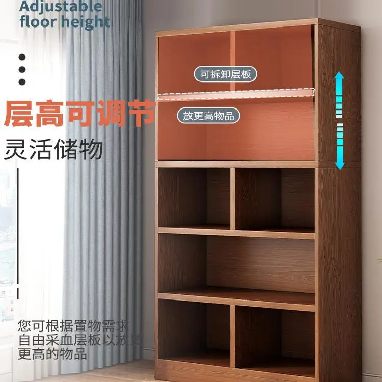 Modern BookShelf Display Cabinet Bookcase Storage Organizer Large-capacity Rack Shelf Home Furniture Armarios Para Salón Cube