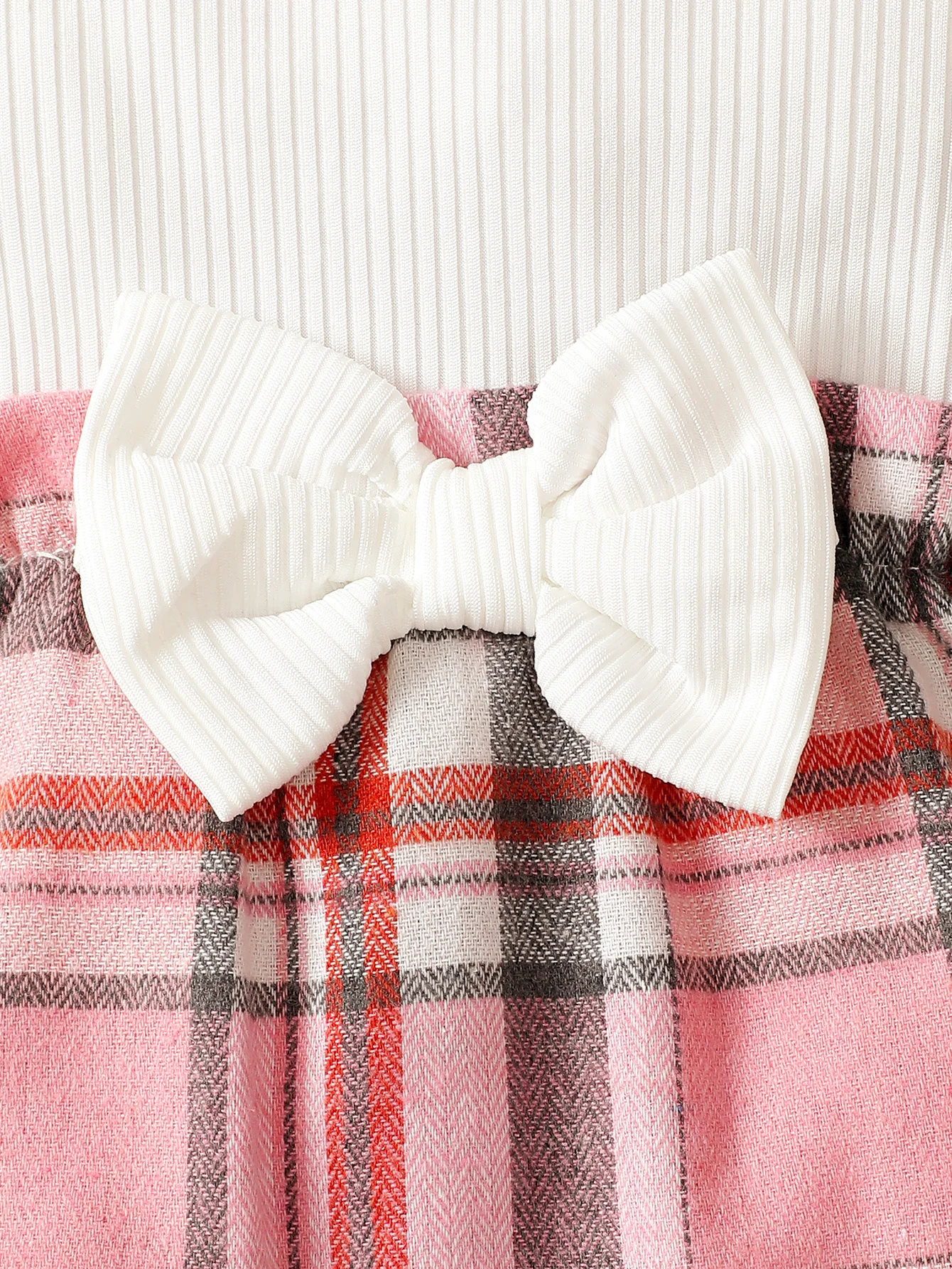 0-18 أشهر طفلة ربيع الخريف الزي الوردي متقلب تحلق كم طويل الأكمام بذلة + عقال #3