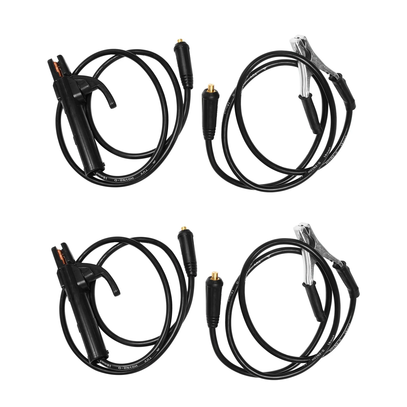 

RABIT AS59~ 2X Professional 300A Ground Welding Earth Clamp Clip Set For Mig Tig ARC Welding Machine 1.5M Cable 10-25 Plug Durab