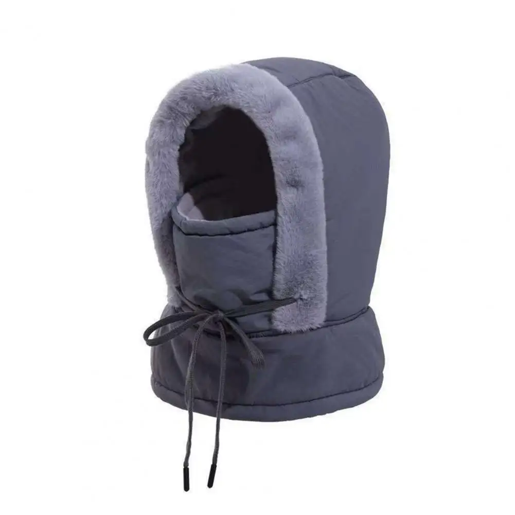قبعة ركوب الخيل مقاومة للرياح واقي وجه شتوي مع فم أنف قابل للتنفس وبطانة مخملية دافئة تغطية 360 درجة للتزلج والرقبة 모자